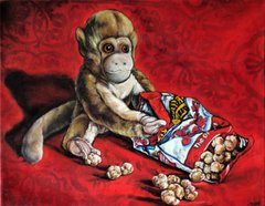 monkey likes cracker jacks